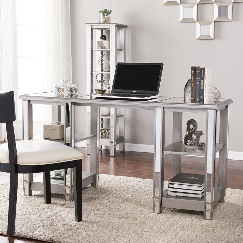 House of Hampton Kingsbury Glass Writing Desk & Reviews Wayfair.ca